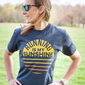 Running Short Sleeve T-Shirt - Running is My Sunshine