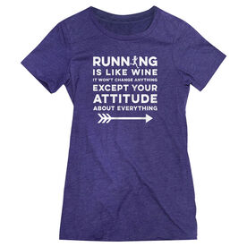 Women's Everyday Runners Tee - Running is Like Wine