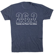 Running Short Sleeve T-Shirt - Marathoner 26.2 Miles