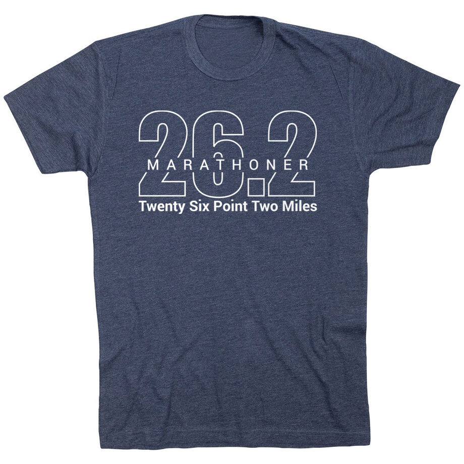 Running Short Sleeve T-Shirt - Marathoner 26.2 Miles