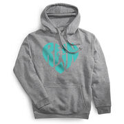 Statement Fleece Hoodie -  Love The Run