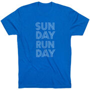 Running Short Sleeve T-Shirt - Sunday Runday (Stacked)