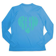 Women's Long Sleeve Tech Tee - Love The Run