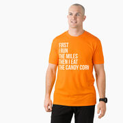 Running Short Sleeve T-Shirt - Then I Eat The Candy Corn