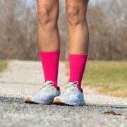 Socrates® Mid-Calf Performance Socks - Bad Ass (Pink)