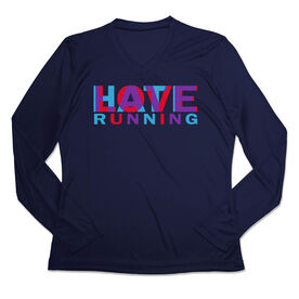 Women's Long Sleeve Tech Tee - Love Hate Running