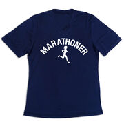 Women's Short Sleeve Tech Tee - Marathoner Girl