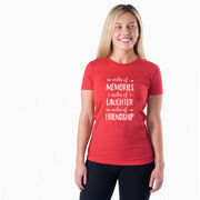 Women's Everyday Runners Tee - Miles of Friendship Mantra