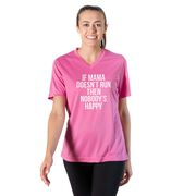 Women's Short Sleeve Tech Tee - If Mama Doesn't Run