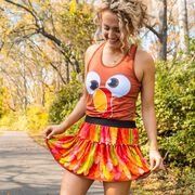 Running Tutu Skirt - Turkey Feathers