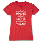 Women's Everyday Runners Tee - Miles of Friendship Mantra