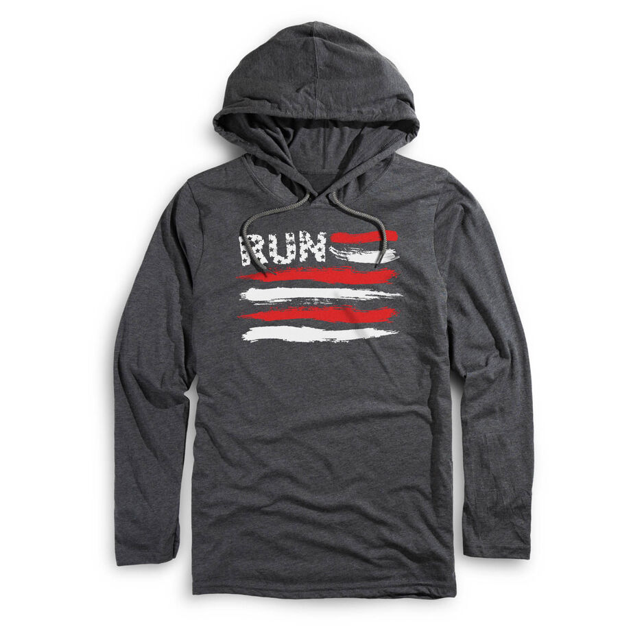Running Lightweight Hoodie - Run For The Red White and Blue