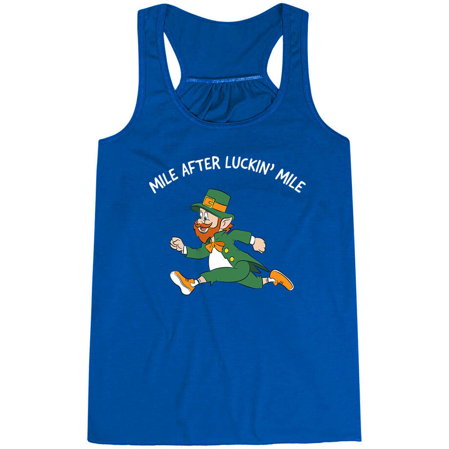 Flowy Racerback Tank Top - Mile After Luckin Mile