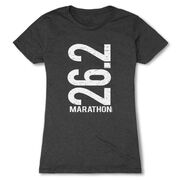 Women's Everyday Runners Tee 26.2 Marathon Vertical