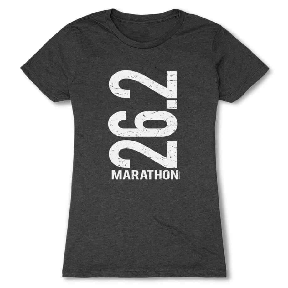 Women's Everyday Runners Tee 26.2 Marathon Vertical