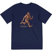 Men's Running Short Sleeve Performance Tee - Trail Running Champ [Adult X-Small/Navy] - SS