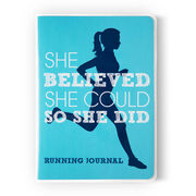 GoneForaRun Running Journal - She Believed She Could So She Did