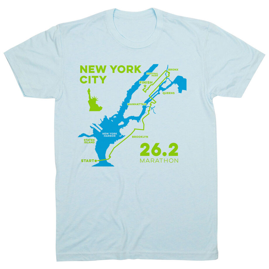 Running Short Sleeve T-Shirt - New York City Route