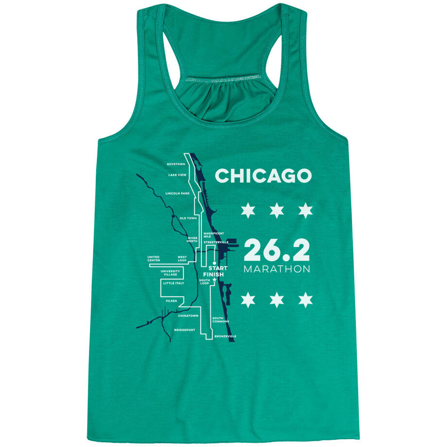 Flowy Racerback Tank Top - Chicago Route