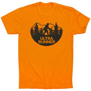 Running Short Sleeve T-Shirt - Ultra Runner Bigfoot