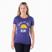 Women's Everyday Runners Tee - Wake Up And Run