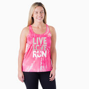 RunTechnology® Performance Tank Top - Live Love Run Silhouette