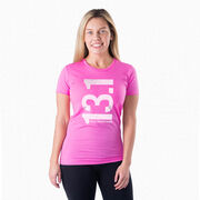 Women's Everyday Runners Tee 13.1 Half Marathon Vertical