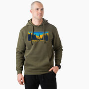 Statement Fleece Hoodie - Happy Hour Runner