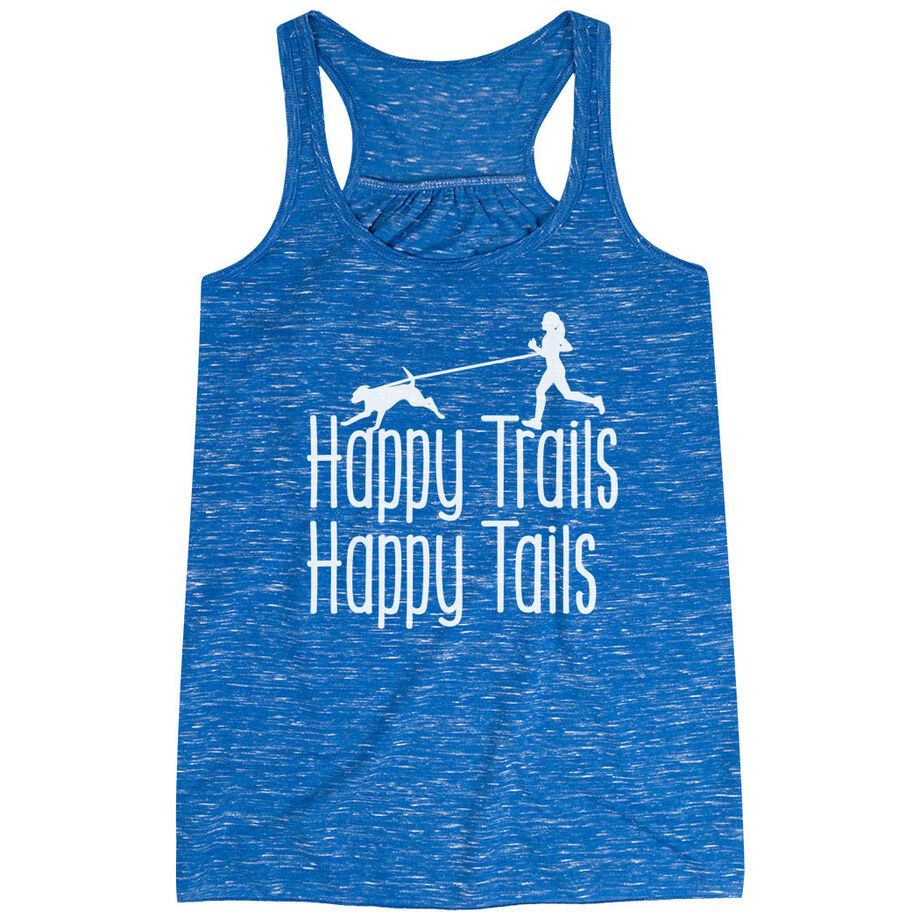 Flowy Racerback Tank Top - Happy Trails Happy Tails
