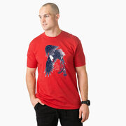Running Short Sleeve T-Shirt - Because of The Brave