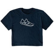 Running Short Sleeve Crop Tee - 26.2 Run Shoe