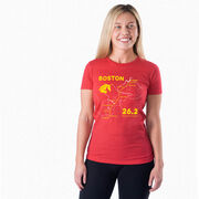 Women's Everyday Runners Tee - Boston Route