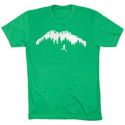 Running Short Sleeve T-Shirt - Trail Runner in the Mountains (Male)