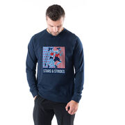 Running Raglan Crew Neck Sweatshirt - Stars and Strides