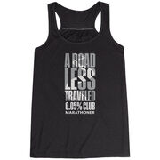 Flowy Racerback Tank Top - A Road Less Traveled - Marathoner