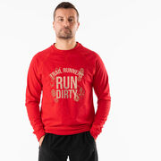 Running Raglan Crew Neck Pullover - Run Dirty