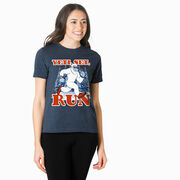 Running Short Sleeve T-Shirt - Yeti, Set, Run