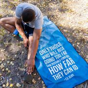 RunTechnology® Athletic Moisture-Wicking Towel Car Seat Cover - Only Those Who Risk Going Too Far