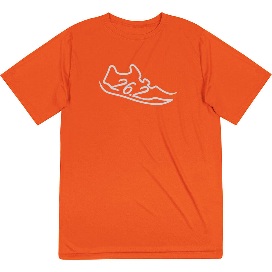 Men's Running Short Sleeve Performance Tee - 26.2 Run Shoe