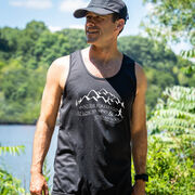 Men's Running Performance Tank Top - Into the Forest I Go