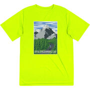 Men's Running Short Sleeve Performance Tee - Into the Forest