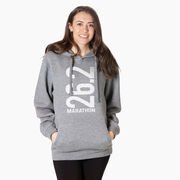 Statement Fleece Hoodie -  26.2 Marathon Vertical