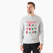 Running Raglan Crew Neck Sweatshirt - The 12 Miles of Christmas