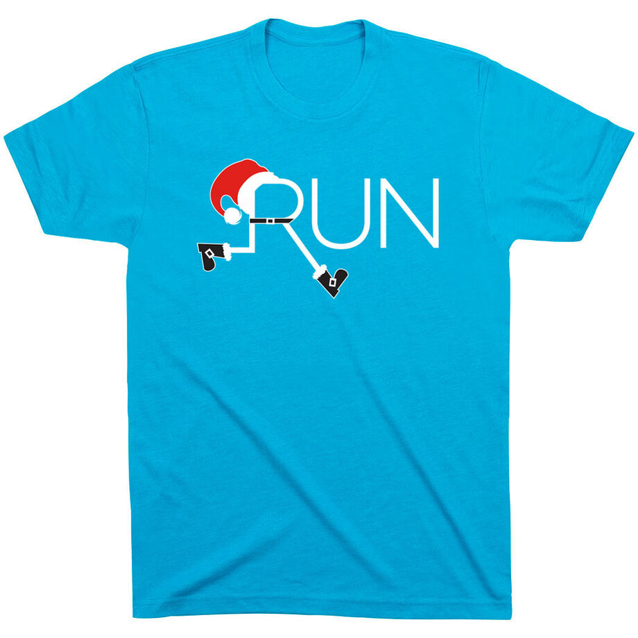 Running Short Sleeve T-Shirt - Let's Run For Christmas