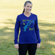 Women's Long Sleeve Tech Tee - New York City Route