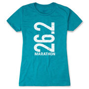 Women's Everyday Runners Tee 26.2 Marathon Vertical