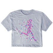 Running Short Sleeve Crop Tee - Summer Runner Girl
