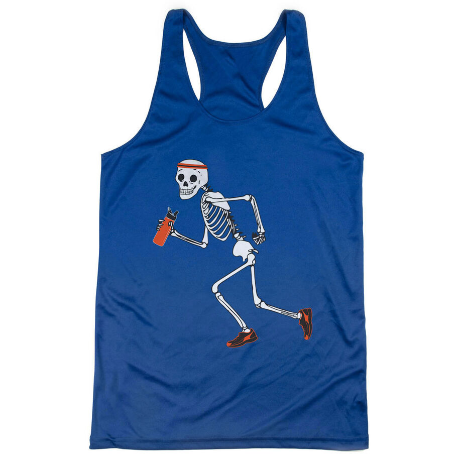 Women's Racerback Performance Tank Top - Never Stop Running