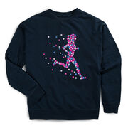 Running Raglan Crew Neck Pullover - Summer Runner Girl