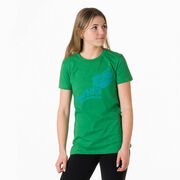 Cross Country Women's Everyday Tee Winged Foot Inspirational Words